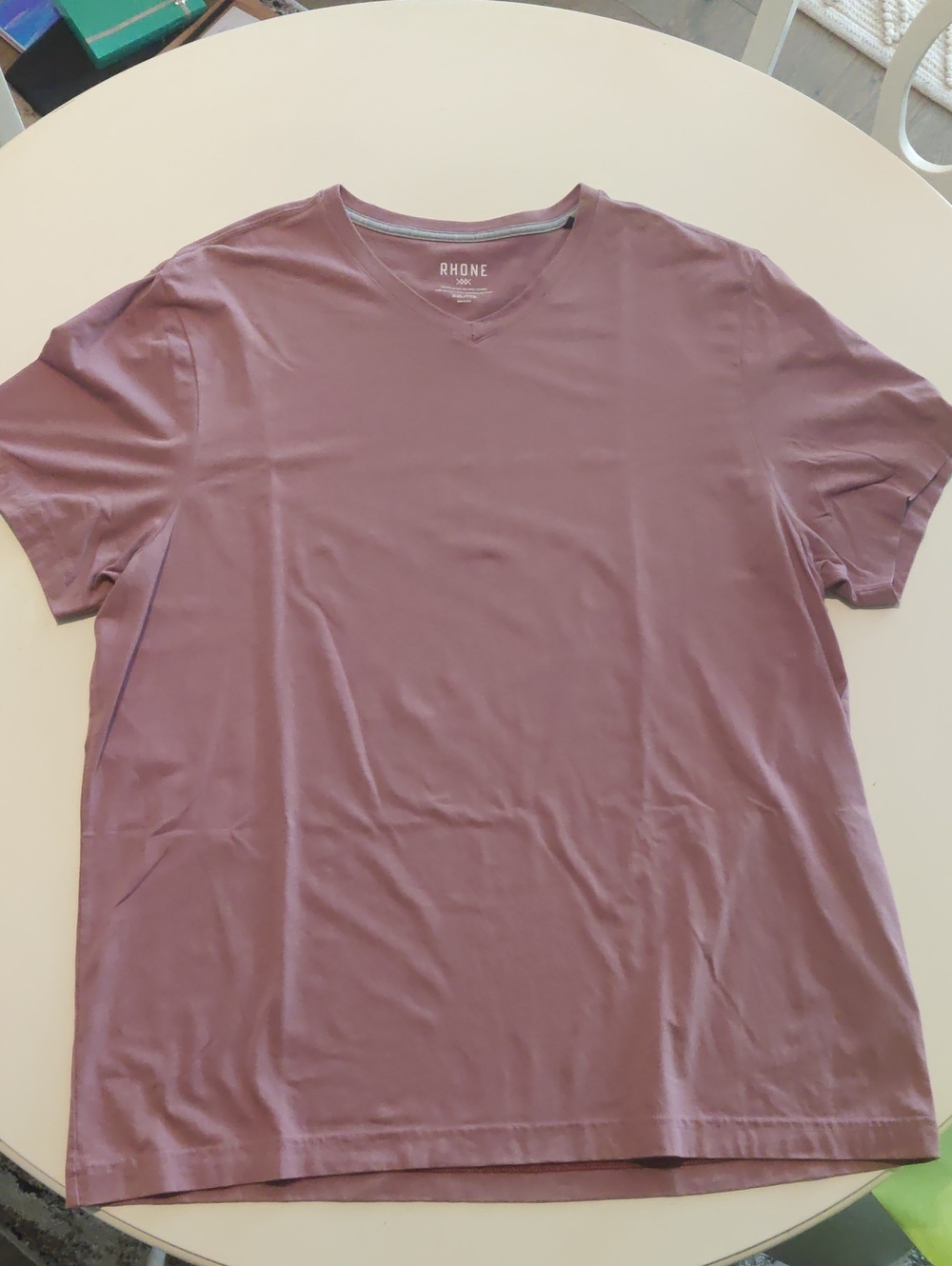 Rhone Mens XXL Pink T-Shirt Lightweight  Short Sleeve Stretch